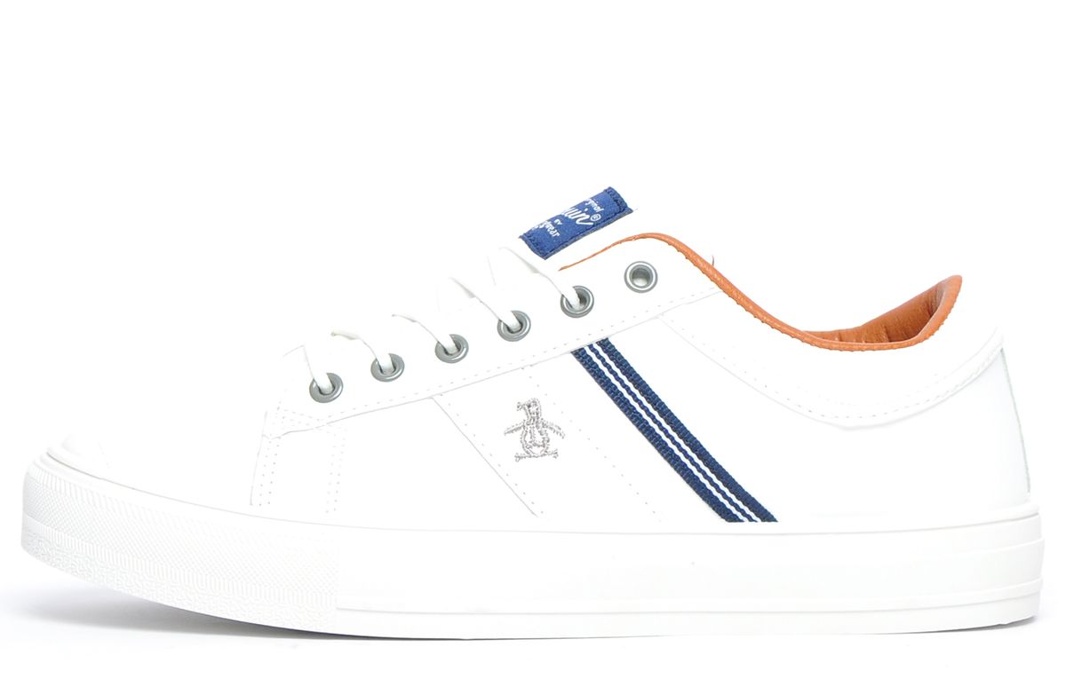 Klassische weiße Freizeitsneakers