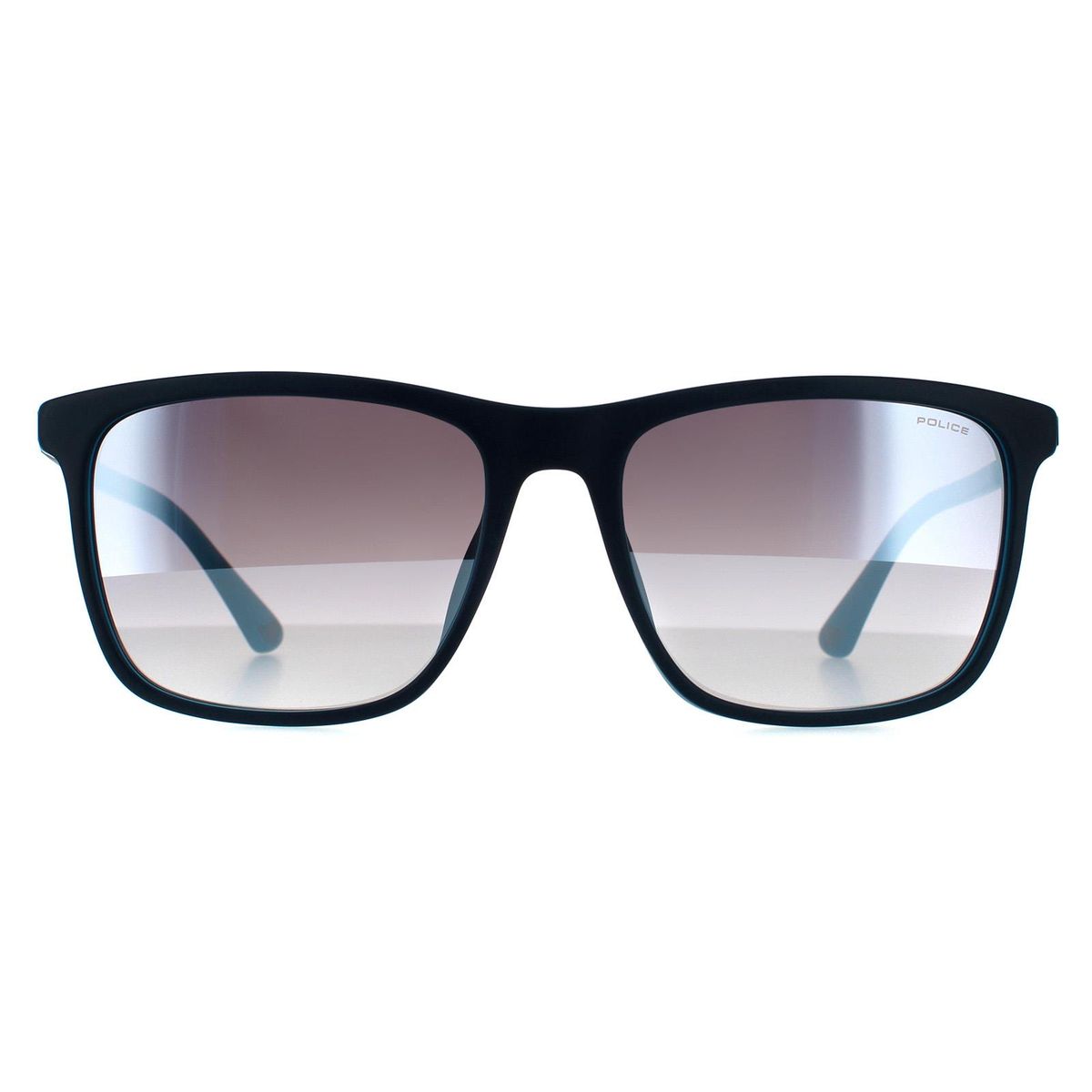 Sonnenbrille mit quadratischem Rahmen und Farbverlaufsgläsern