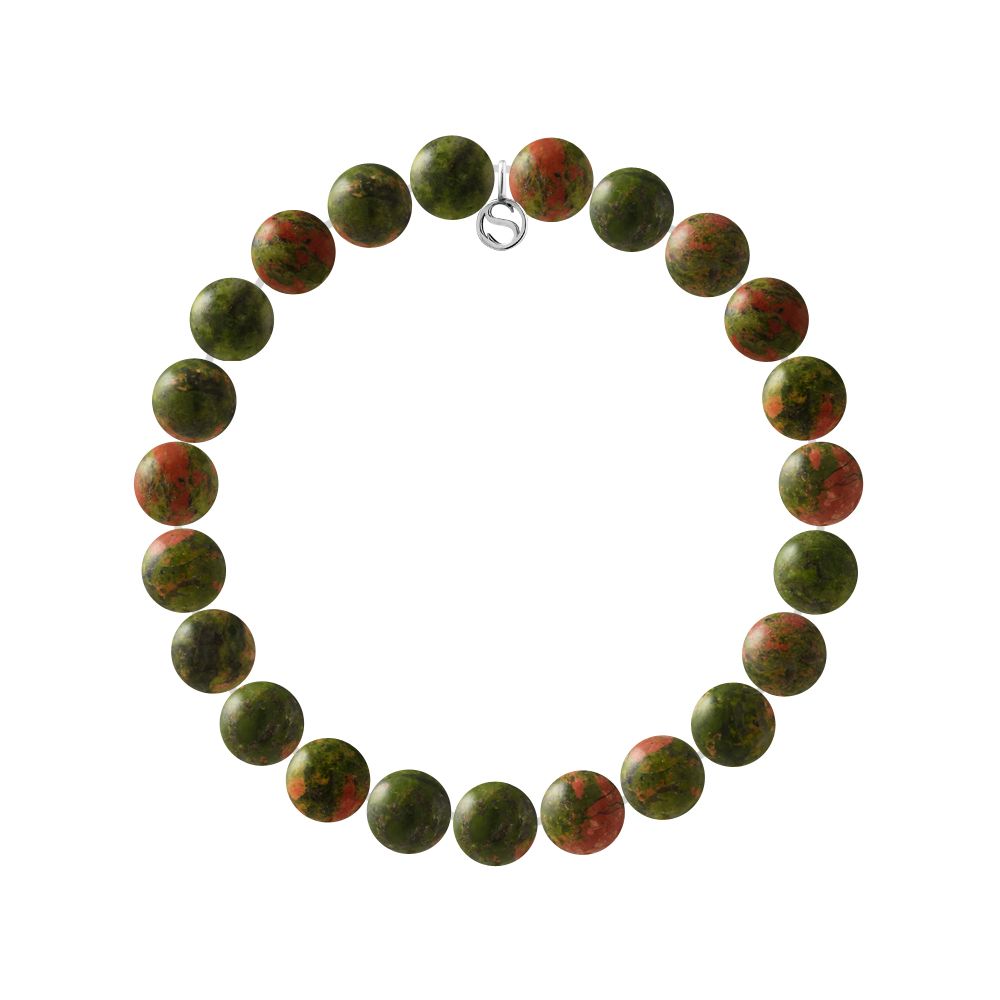 Unakit Steinperlen Stretch Armband