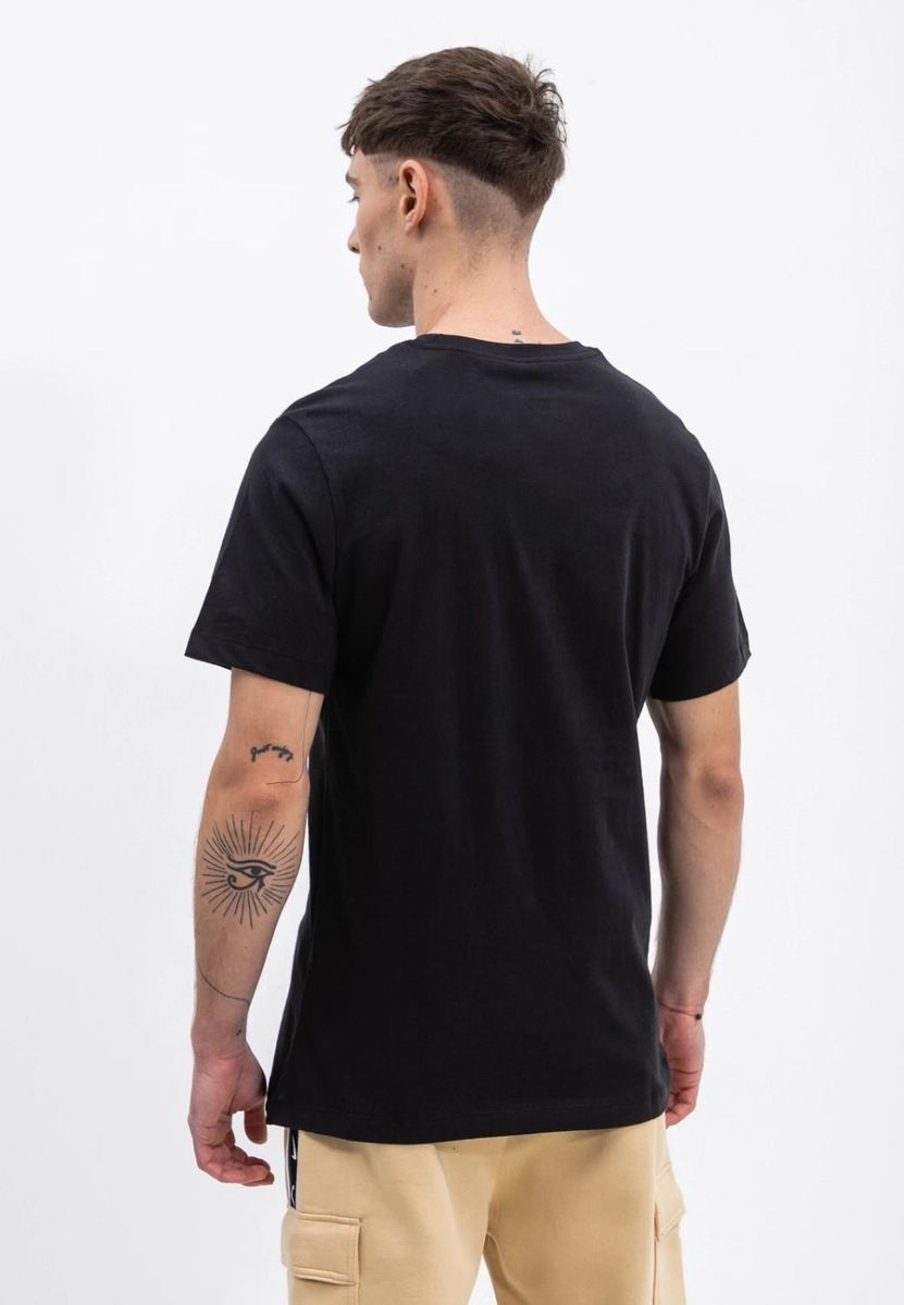 Grafik-T-Shirt aus Baumwolle mit Logo-Stapel