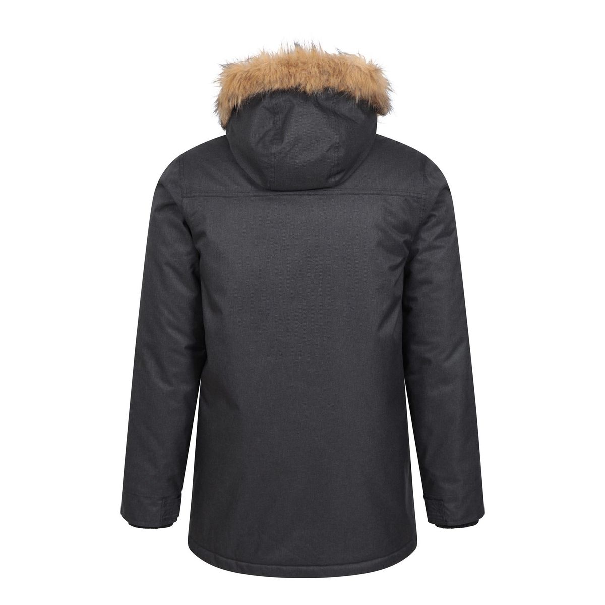 Utility-Parka mit Kunstpelzbesatz