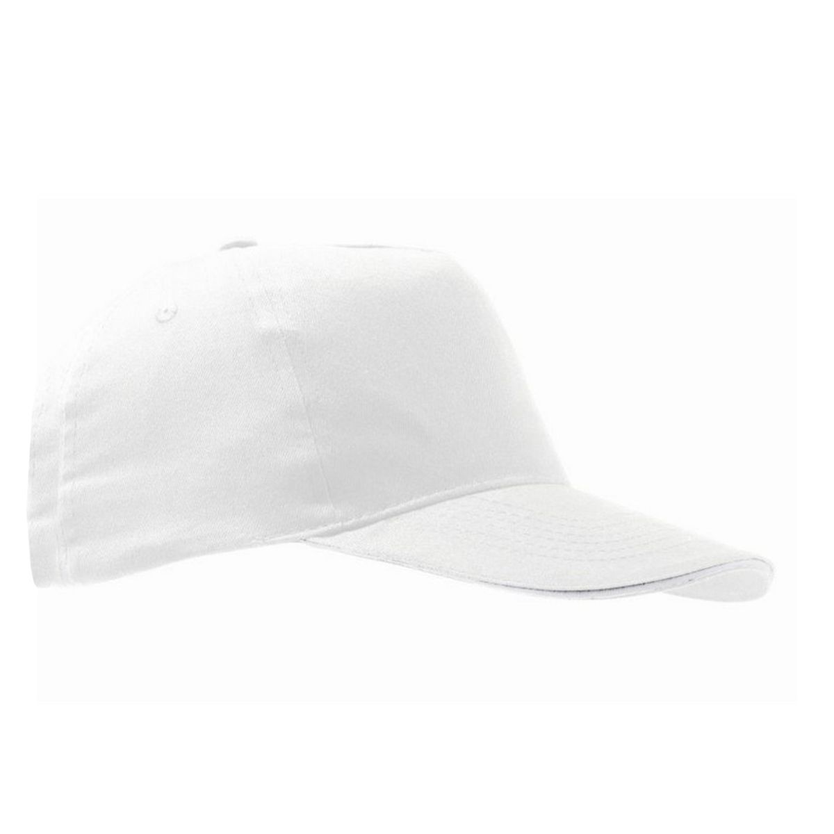 Unisex Weiße Baseballkappe