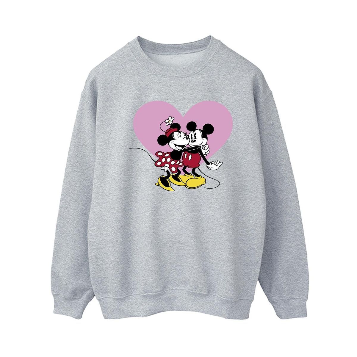 Minnie und Mickey Liebes-Sweatshirt