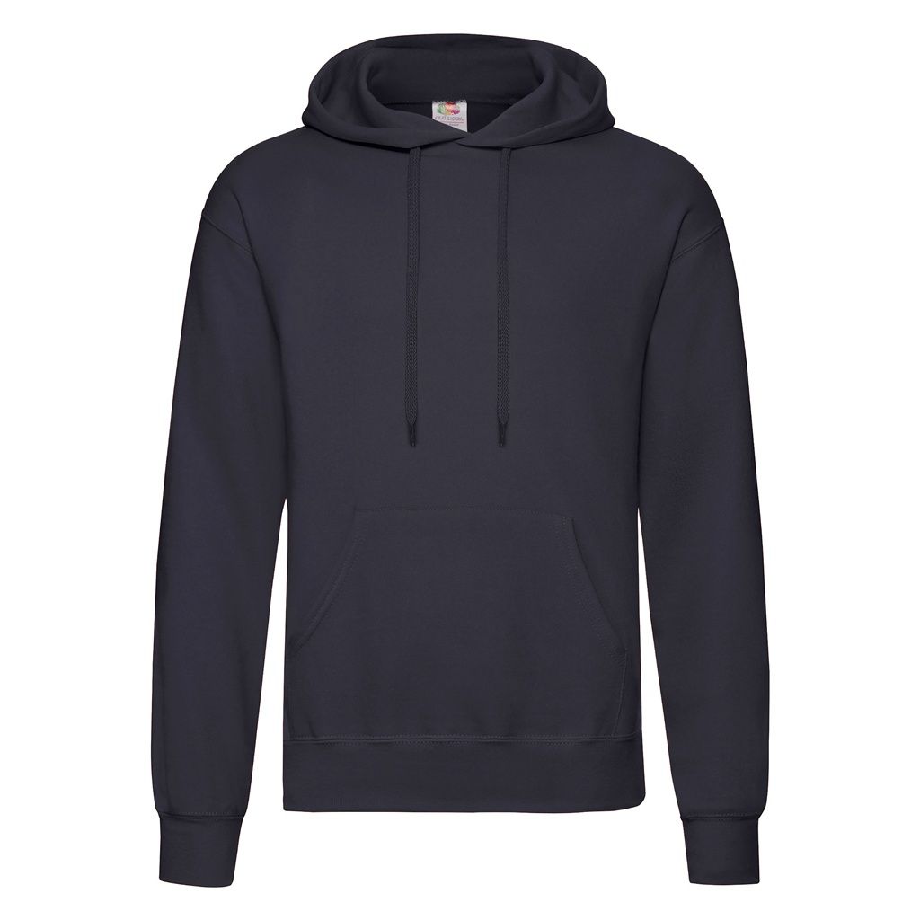 Fruit of the Loom Erwachsene Unisex Classic Sweatshirt mit Kapuze (Deep Navy)