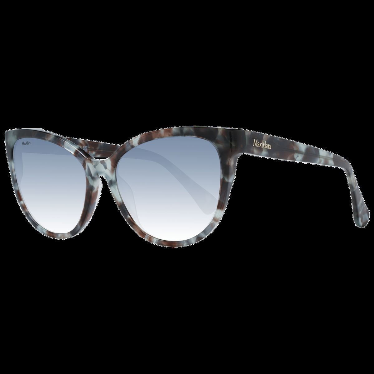Gemusterte Cat-Eye-Sonnenbrille