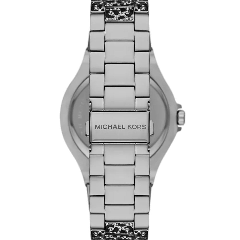 Kristall-Pavé Uhr mit Leopardenmotiv