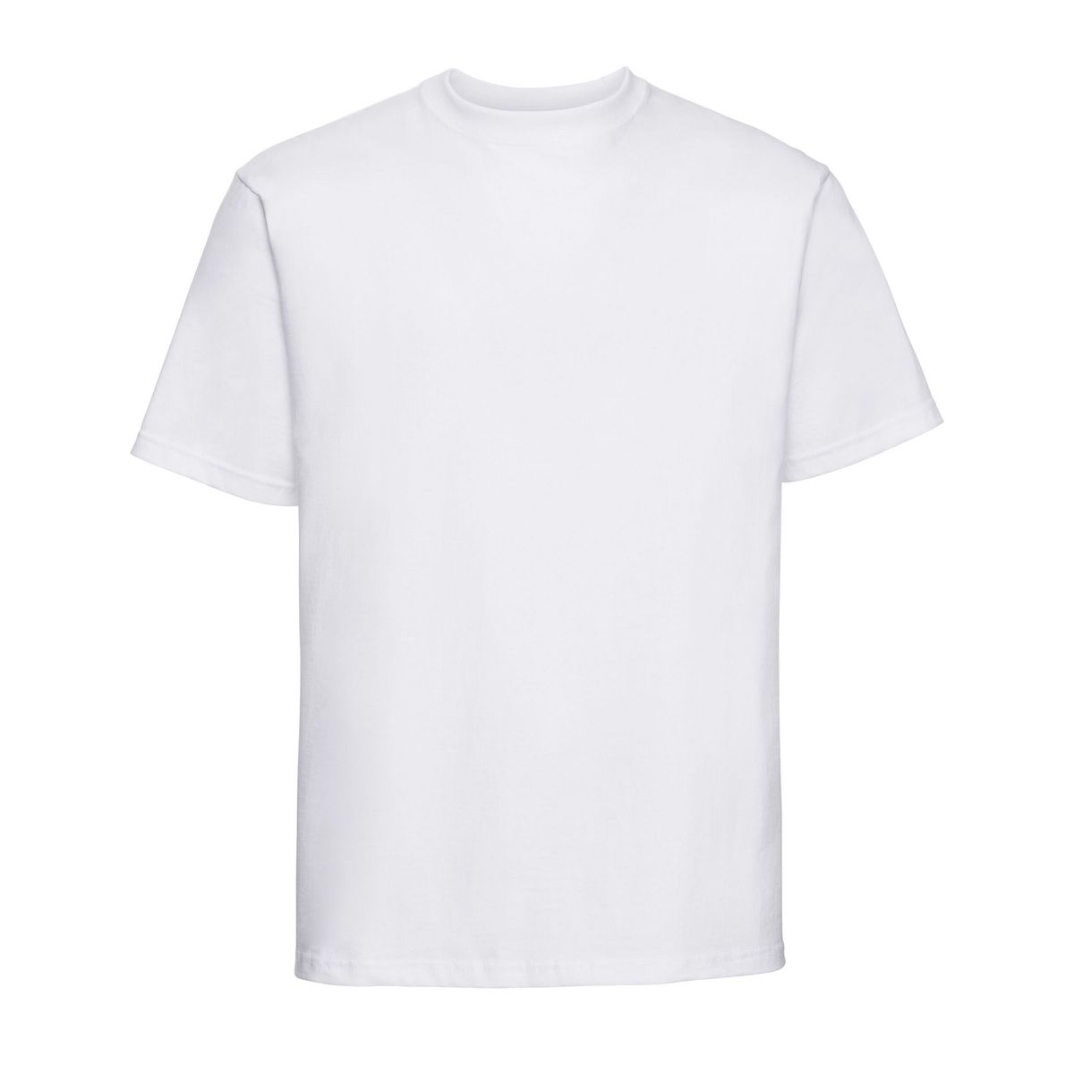 Klassisches einfarbiges T-Shirt aus Baumwolljersey