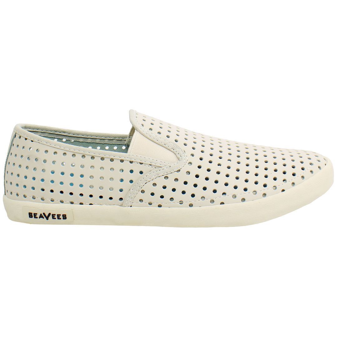 Perforiertes Slip-On Freizeitschuh