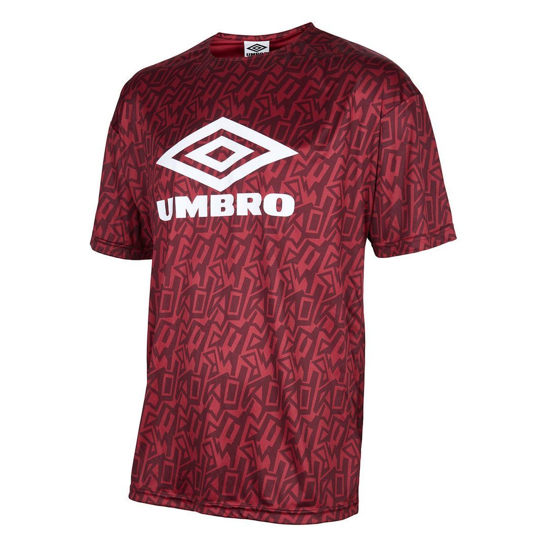 Burgunderfarbenes Herren T-Shirt mit Grafikprint