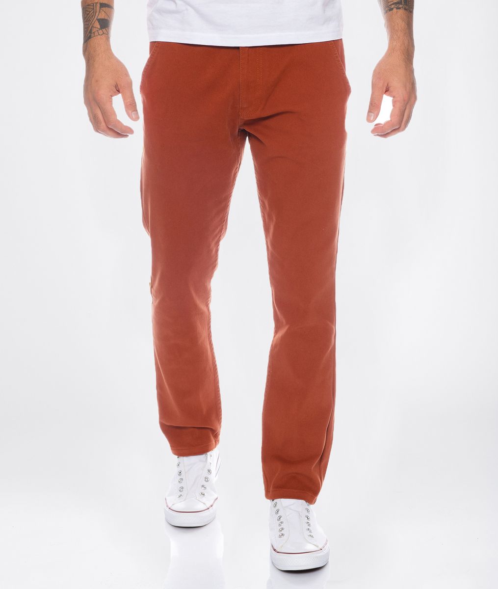 Herren Chino-Hose mit geradem Bein