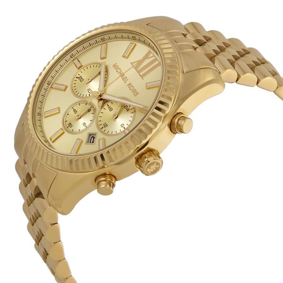 Lexington Chronograph mit geriffelter Lünette