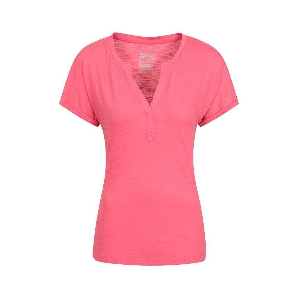 Mountain Warehouse Damen/Damen Skye Slub T-Shirt (Rosa)