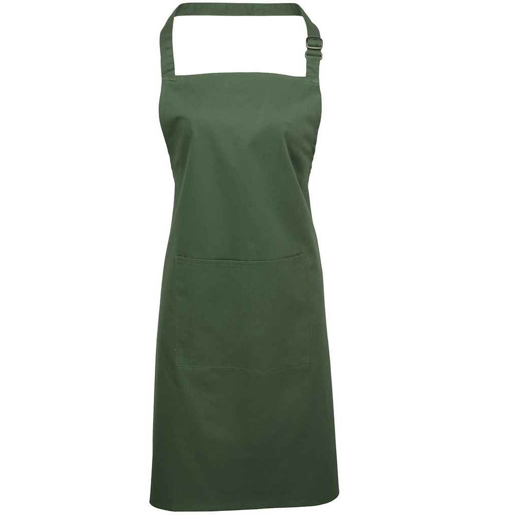 Unisex Latzschürze in Unifarbe