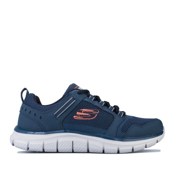 Herren Skechers Track Knockhill Trainer In Marine