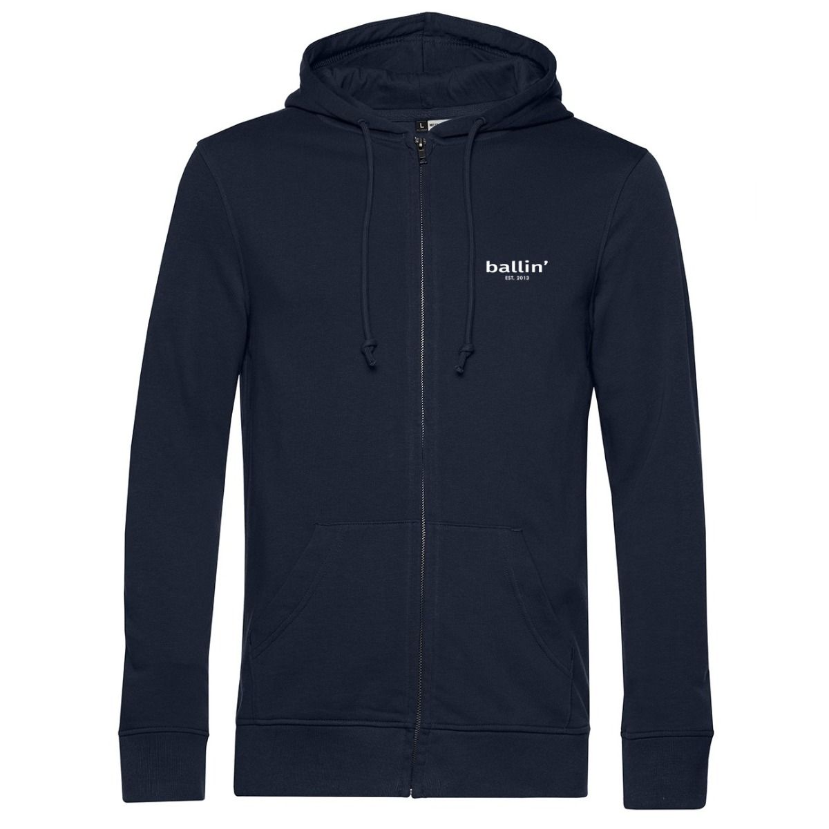 Klassisches Kapuzen-Sweatshirt mit Reißverschluss