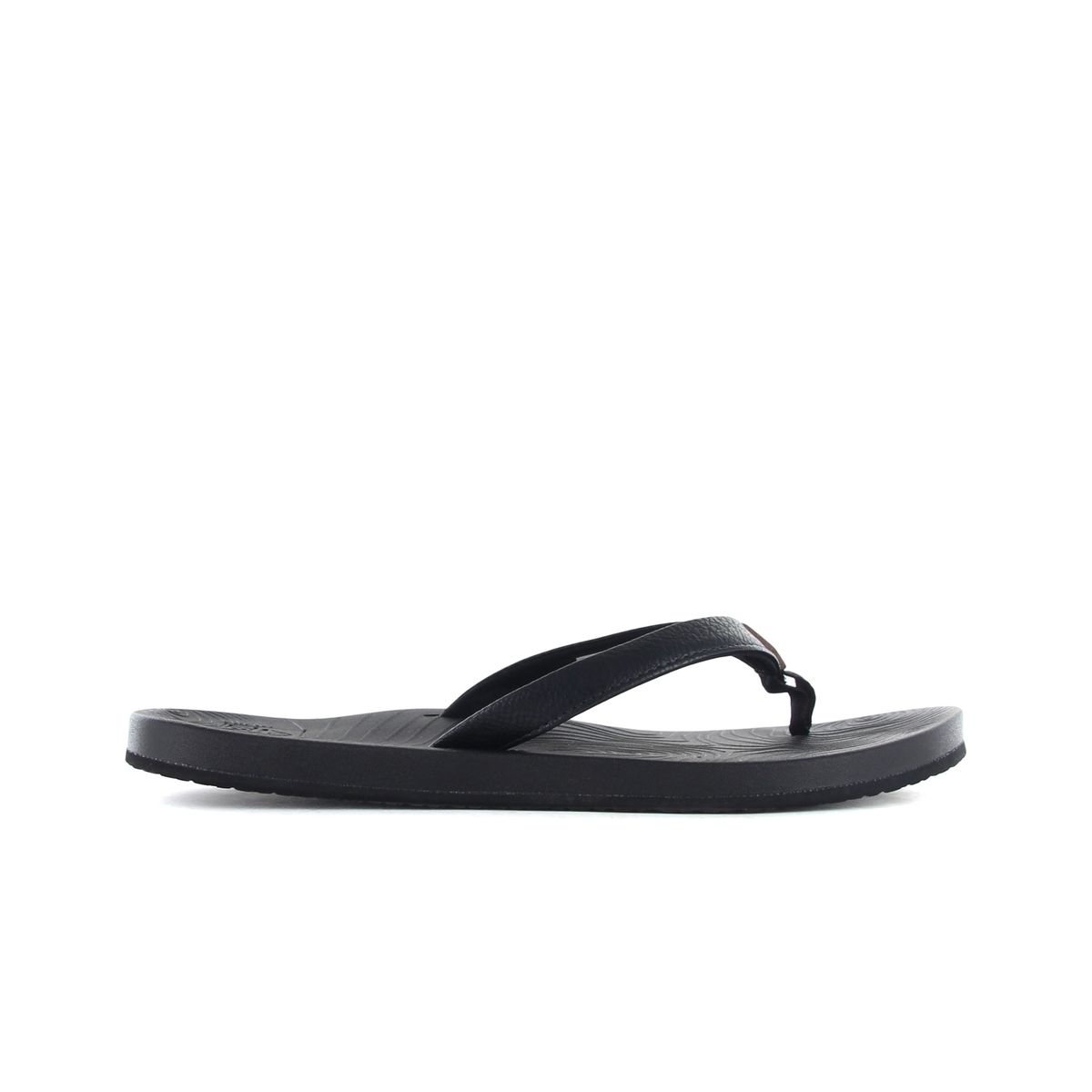 Klassische schwarze Zehentrenner für Unisex