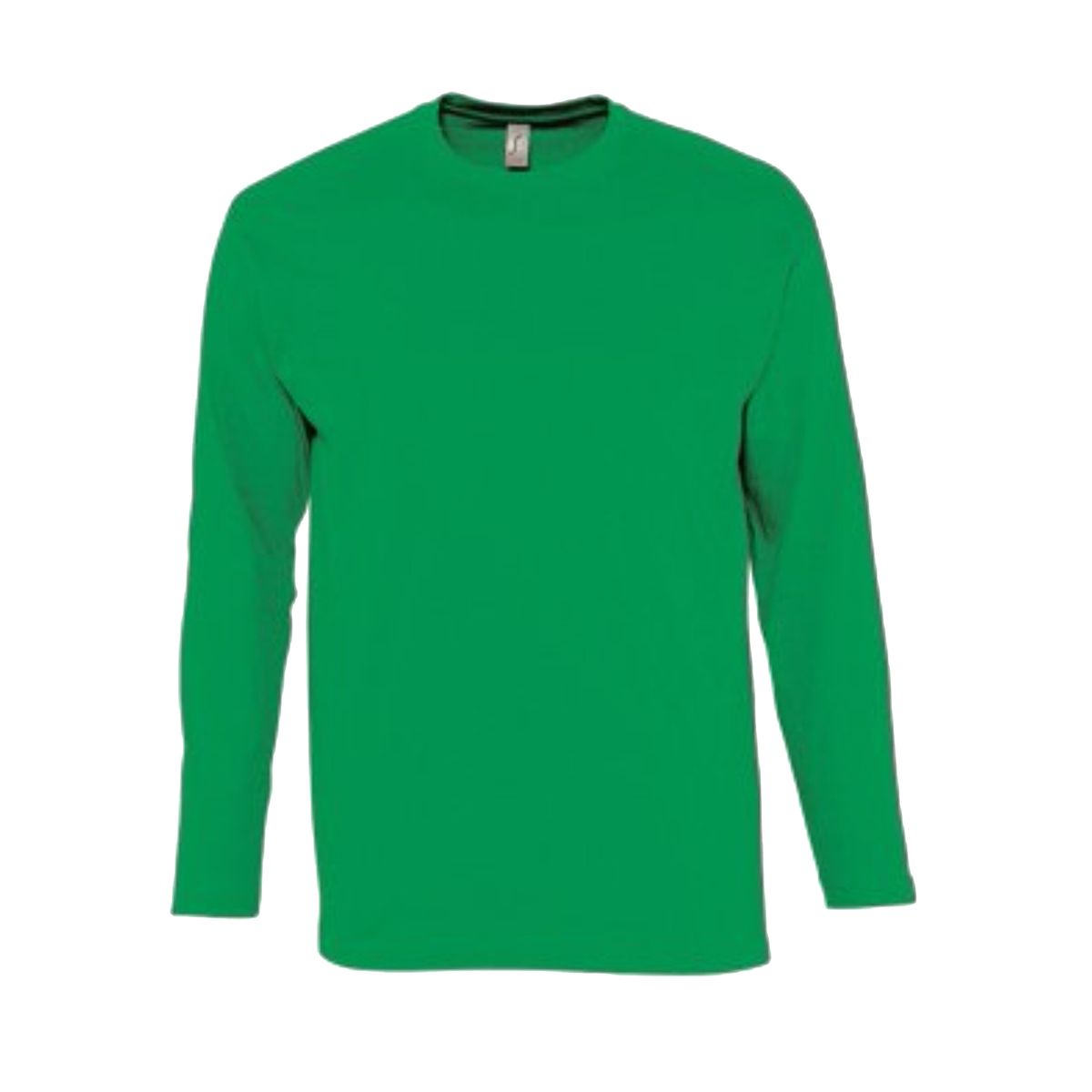 Herren Langarm T-Shirt Kelly Grün