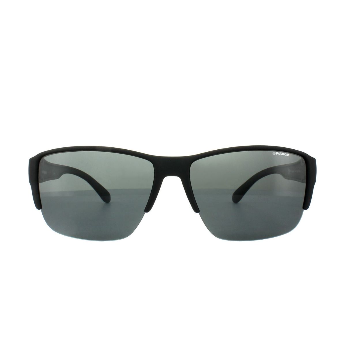 Halbrandlose schwarze polarisierte Sonnenbrille