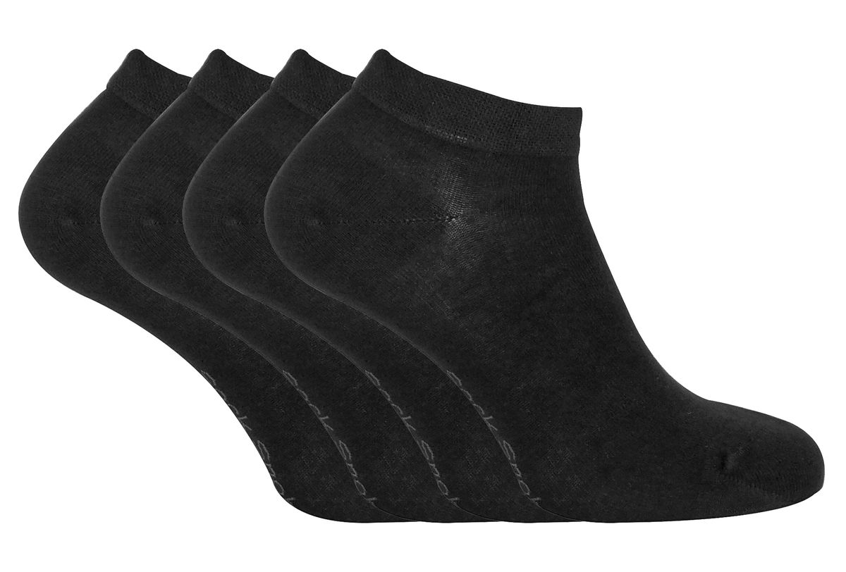 Atmungsaktive Bambus Trainer Socken Viererpack