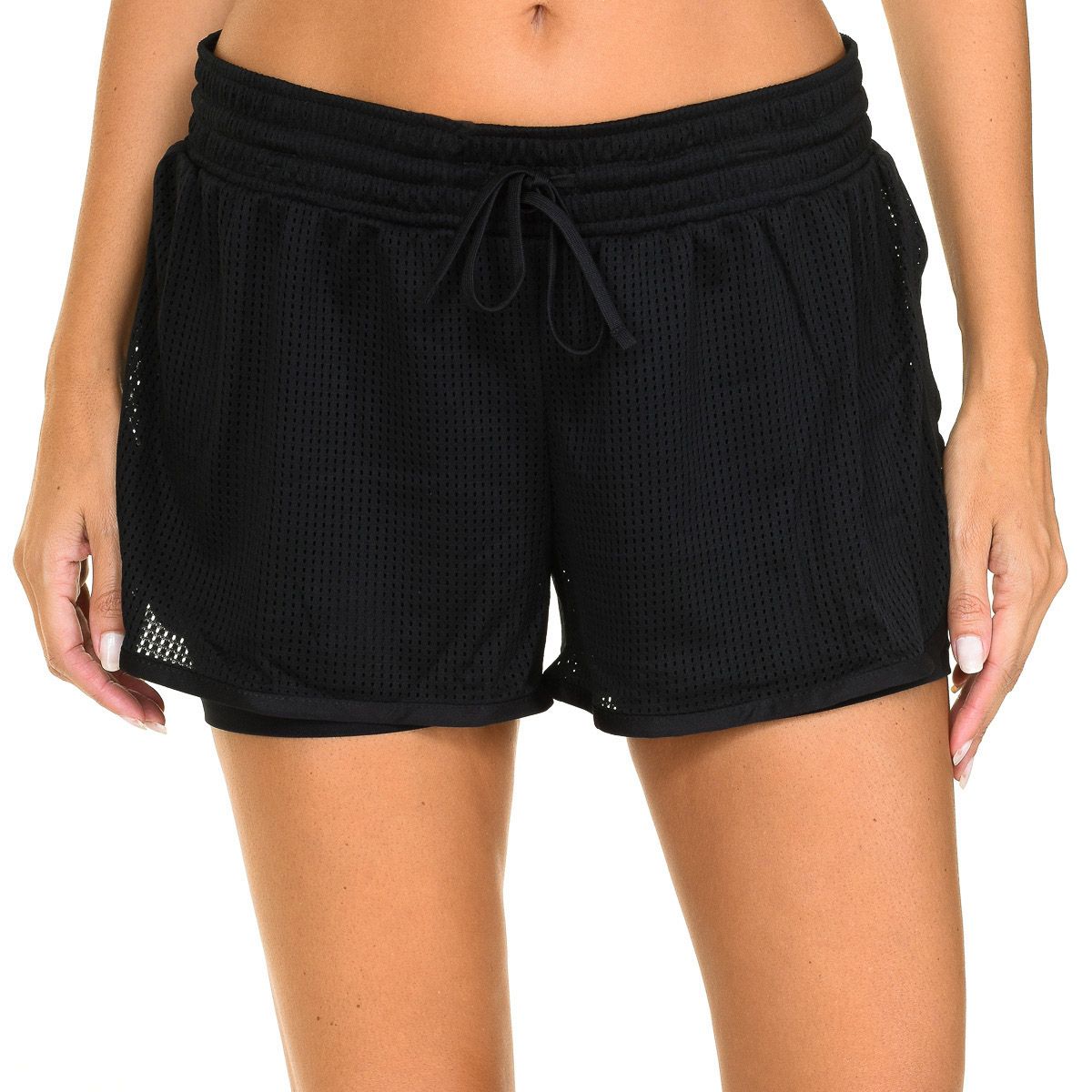 2-in-1 Mesh Laufshorts für Damen