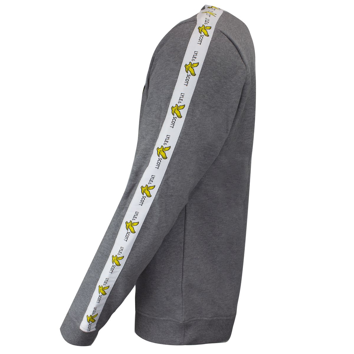 Sweatshirt mit Logo-Besatzstreifen am Ärmel