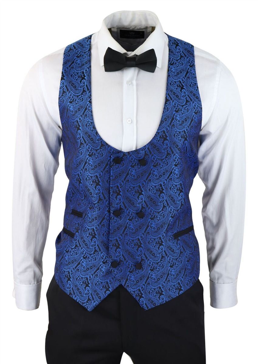 Elegantes Paisley-Satin-Dinner-Sakko