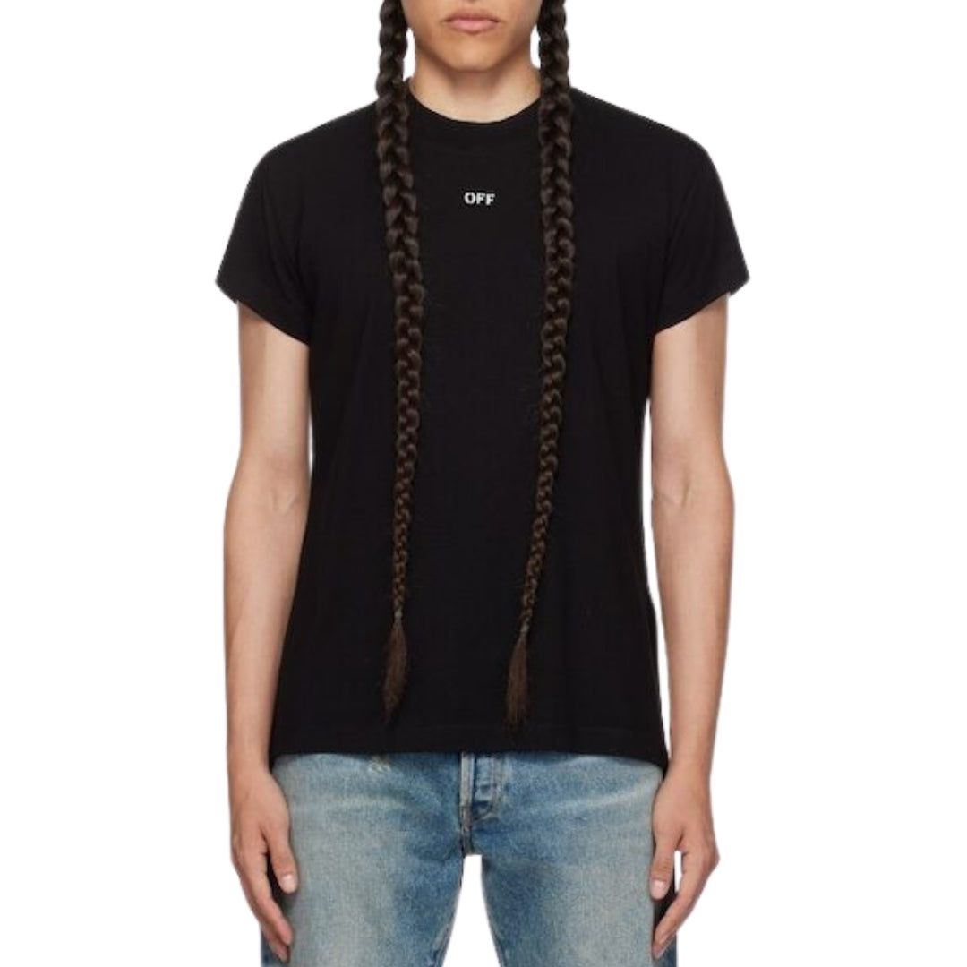 Minimalistisches Baumwoll-T-Shirt mit Logo-Print