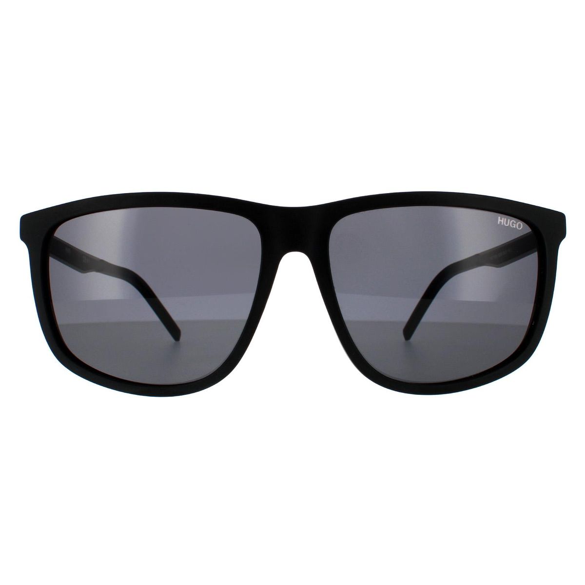 Matte Schwarze Rechteckige Sonnenbrille