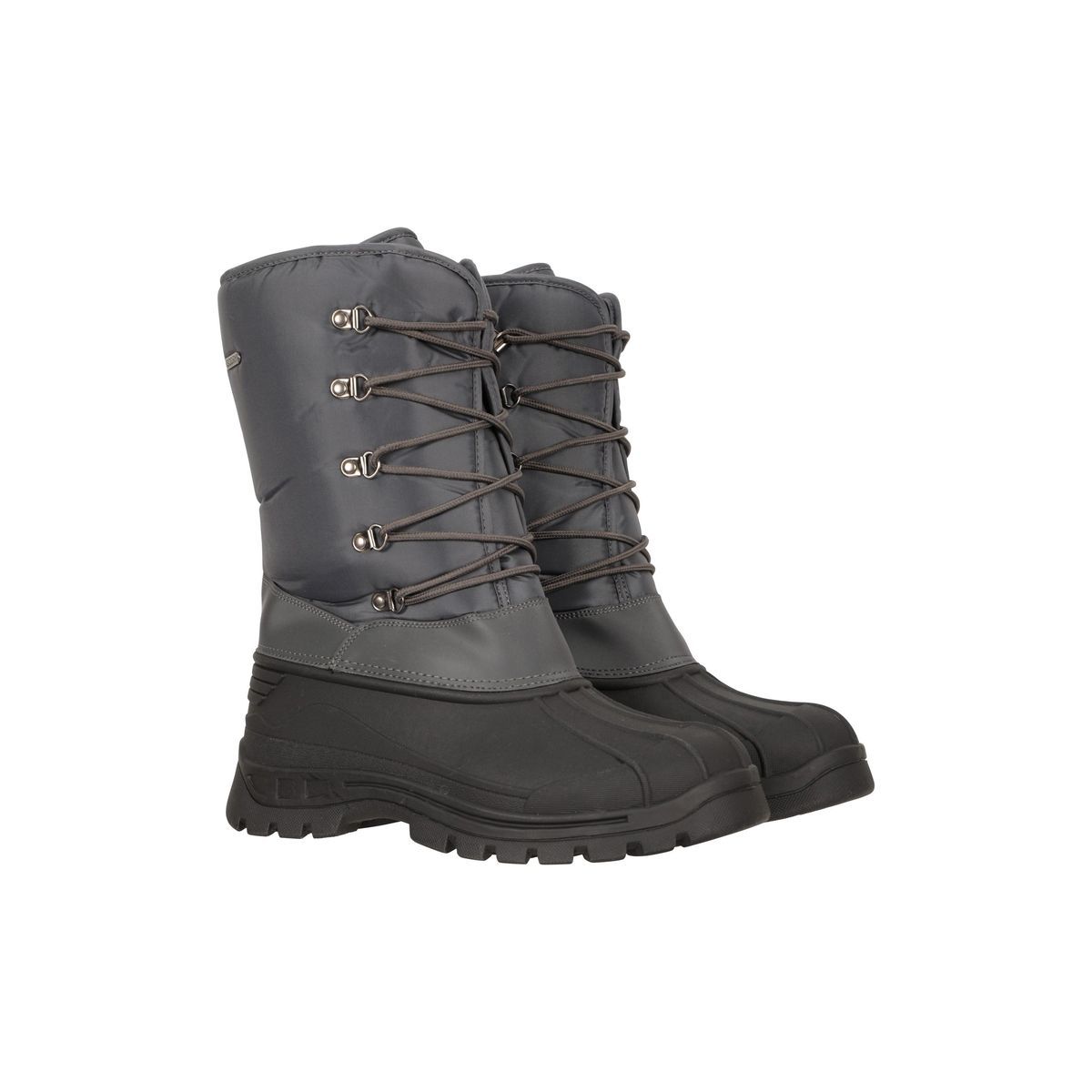 Graue isolierte Schneestiefel für Herren