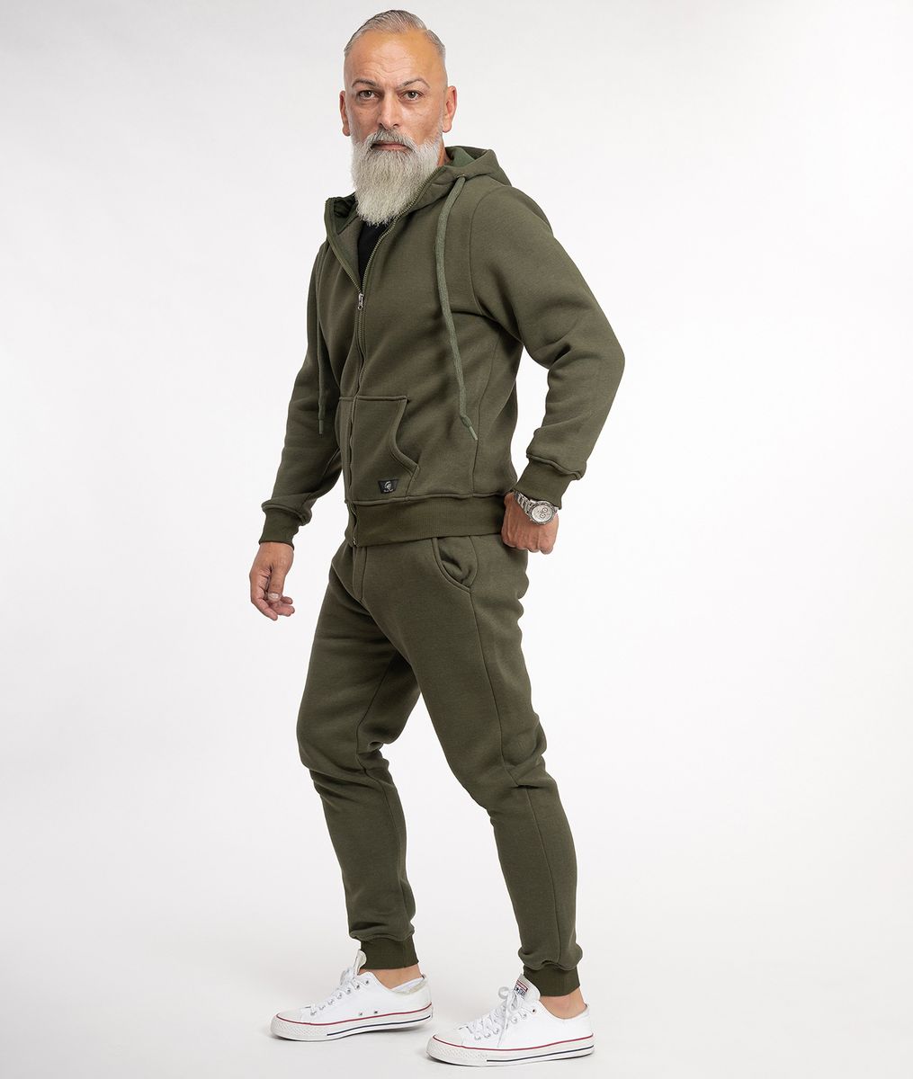 Slim-Fit Zip-Hoodie und Jogginghose