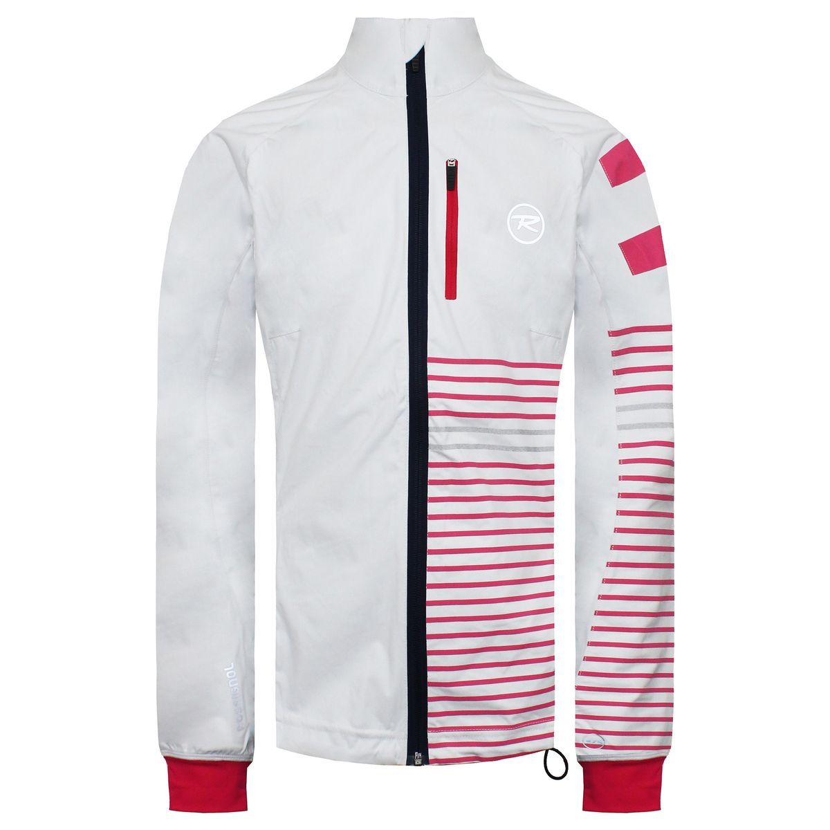 Sportliche Softshell-Skijacke mit Grafikmuster
