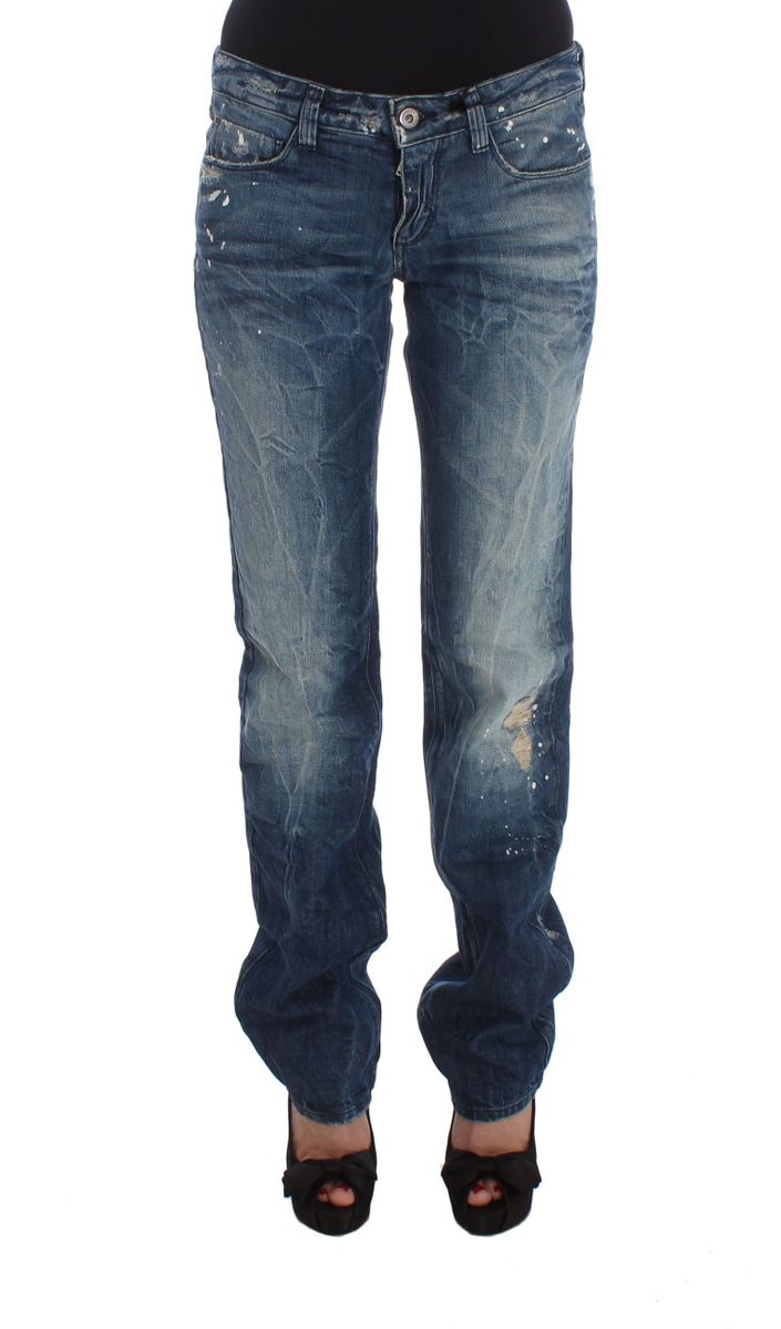 Kostüm National Blau Baumwolle Regular Fit Denim Jeans