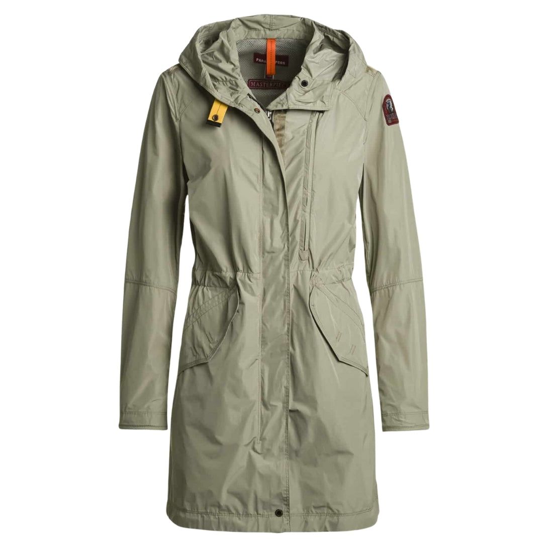 Leichte Damen Parka Jacke mit Kapuze