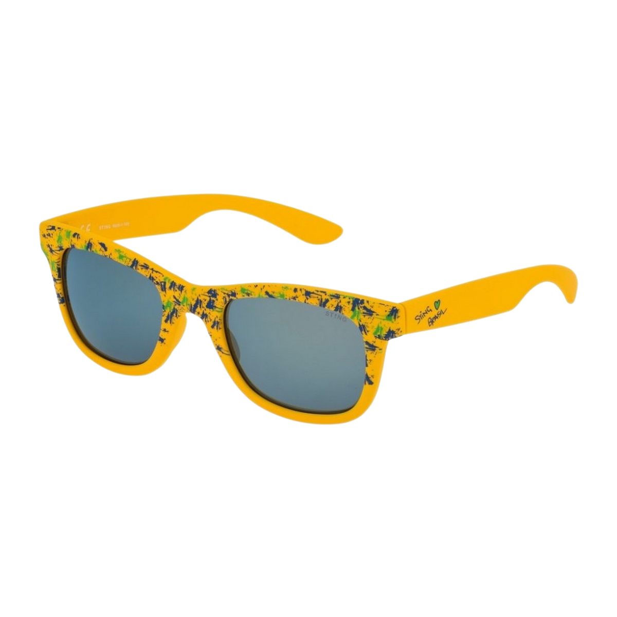 Blaue gemusterte Mode-Sonnenbrille