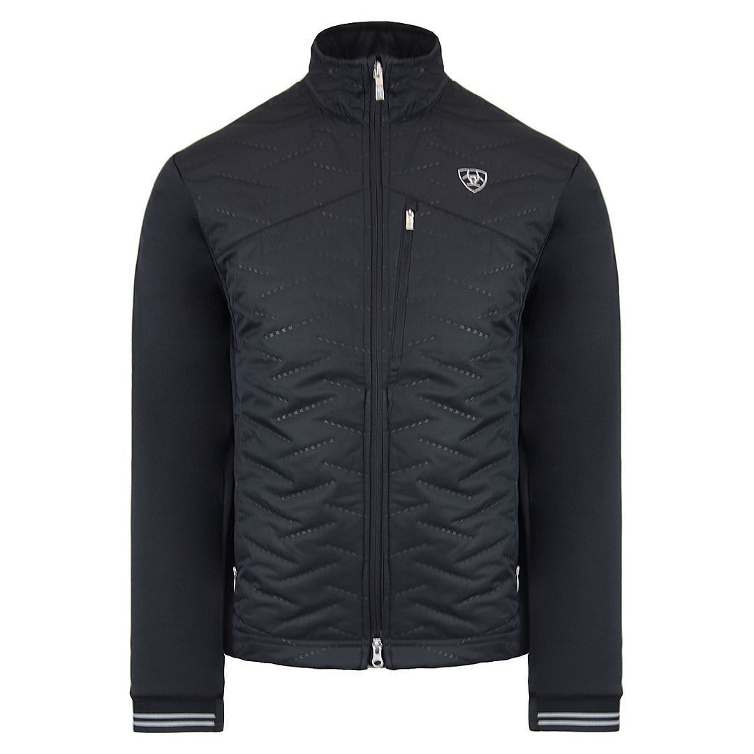 Herren Hybrid Steppjacke mit Strickärmeln