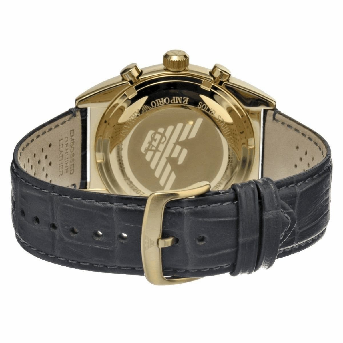 Eleganter Chronograph mit Lederarmband