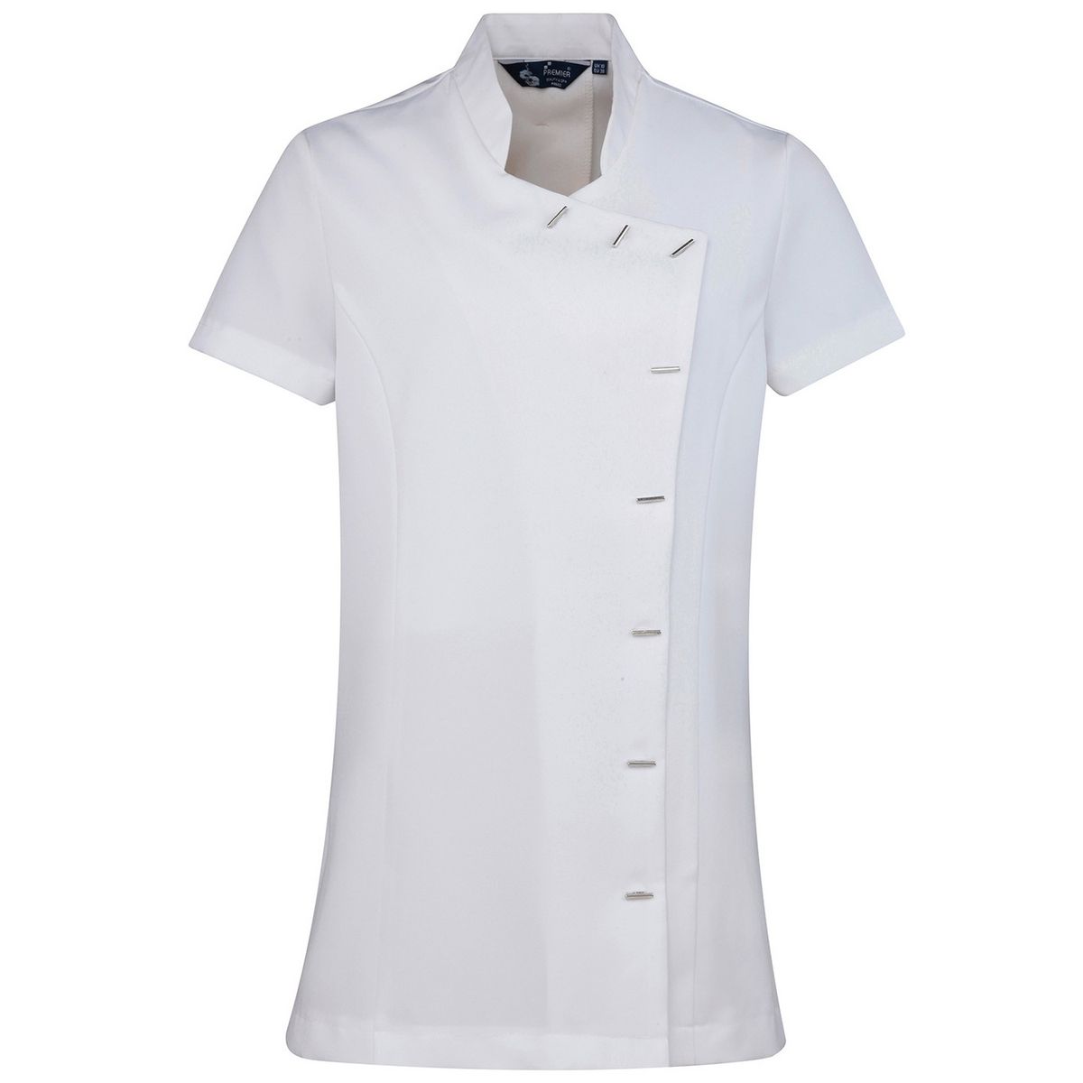 Kurzarm Asymmetrische Tunika Top