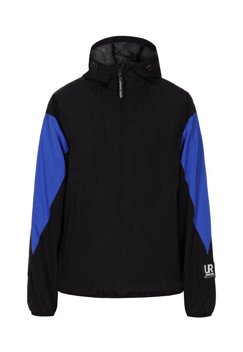 Schmuddelwedda Blouson Herren Schwarz Königsblau Colorblock