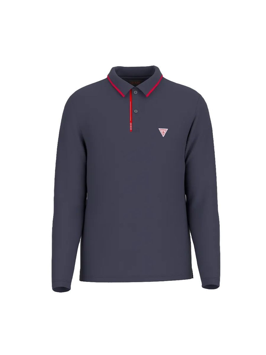 Langärmliges Poloshirt für Herren