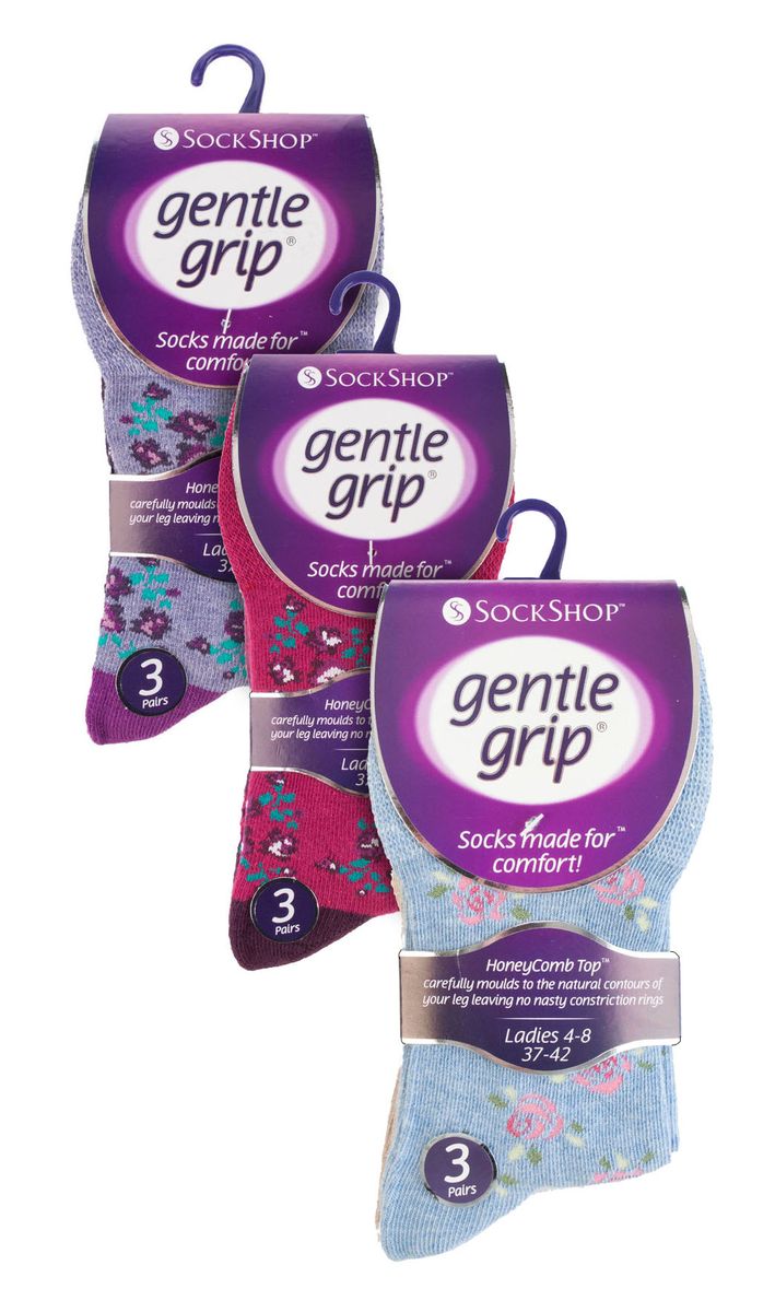 Gemusterte Crew-Socken ohne Gummibund