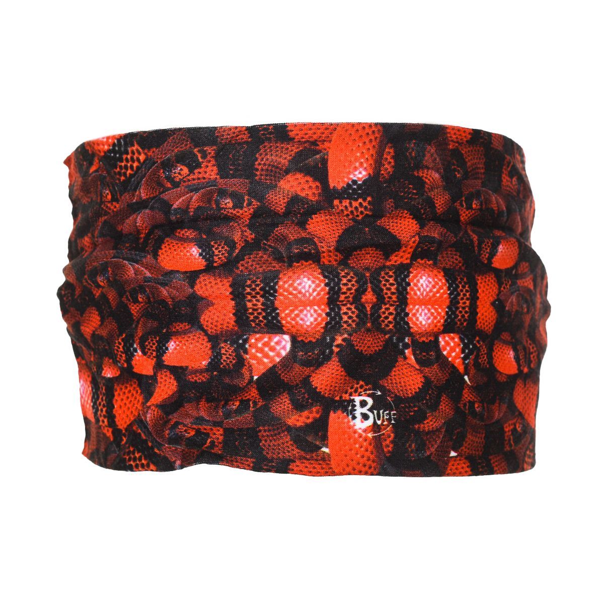 Atmungsaktives Coolmax-Stirnband mit Schlangenprint