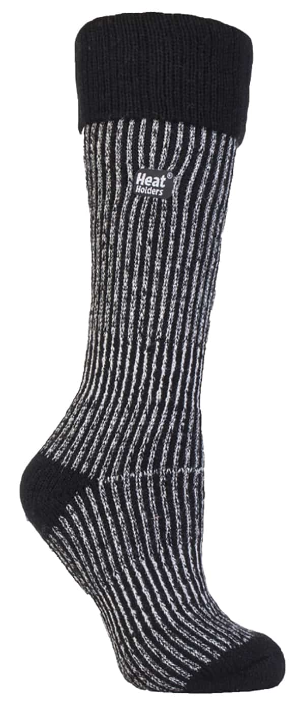 Gerippte Thermostiefelsocken bis zum Knie