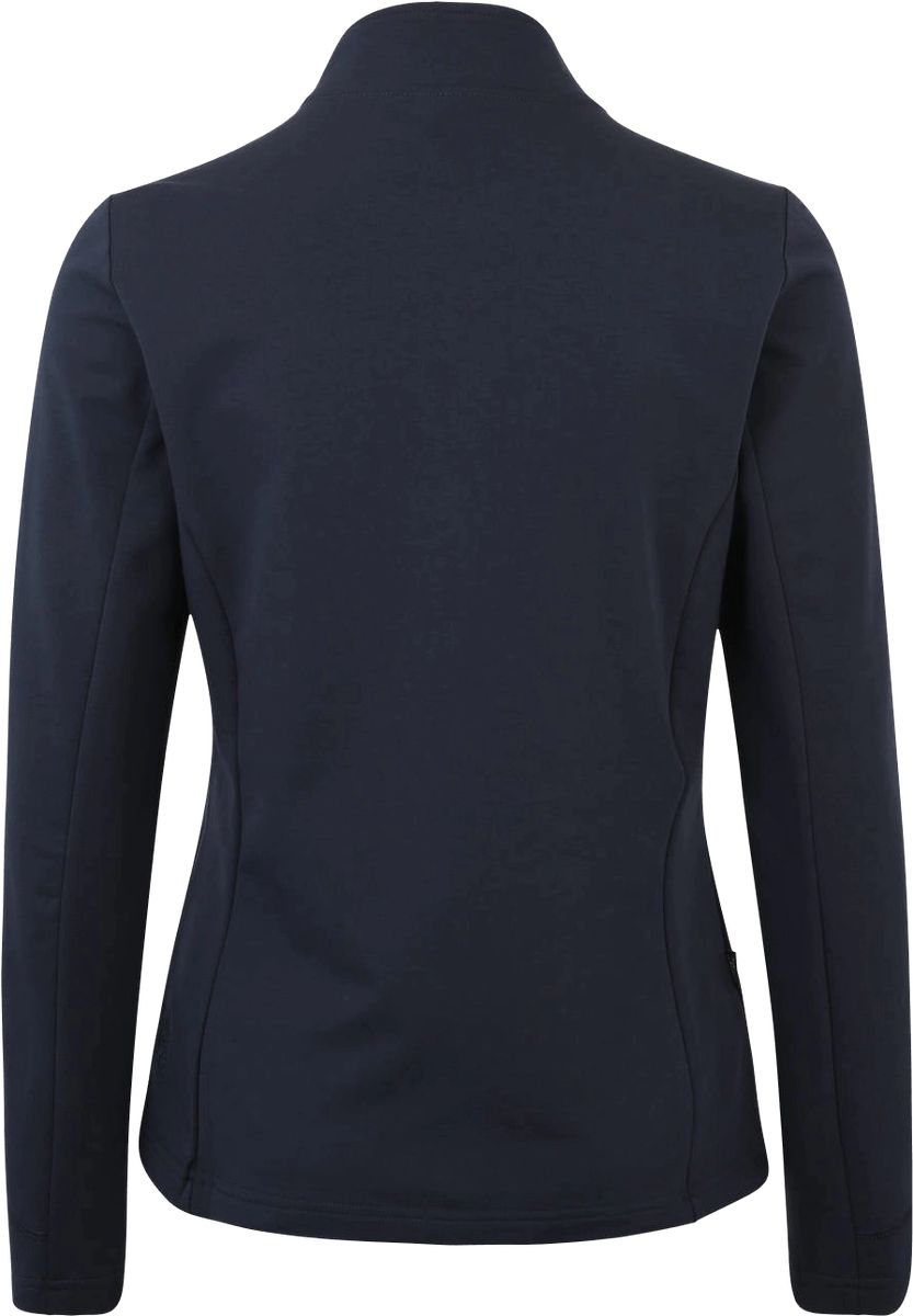 Taillierte Sweatjacke mit Stehkragen