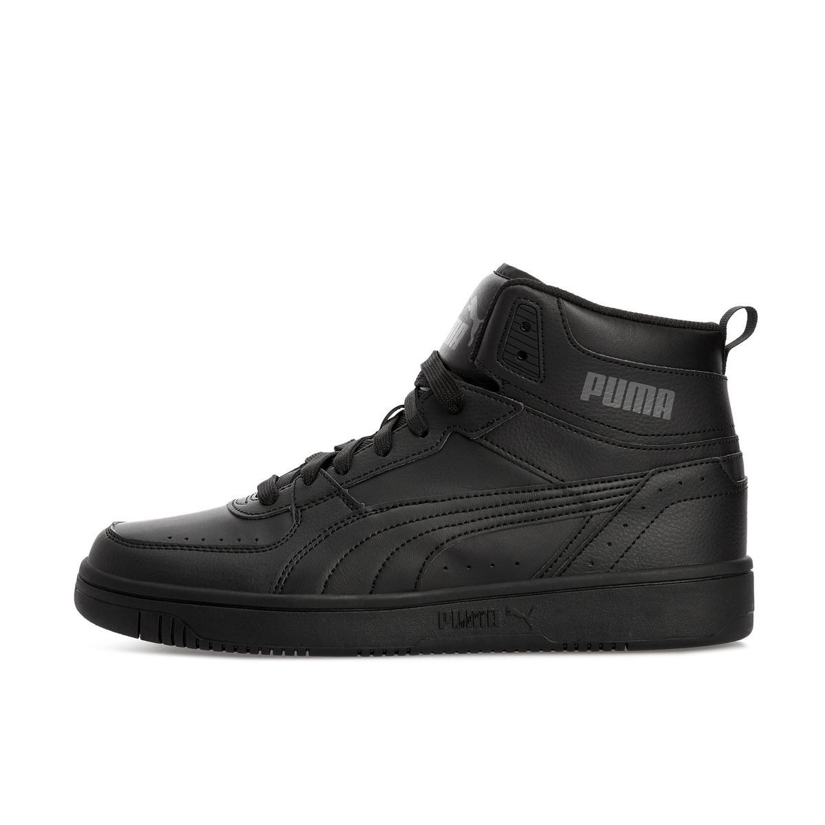 Klassischer High-Top Leder Sneaker