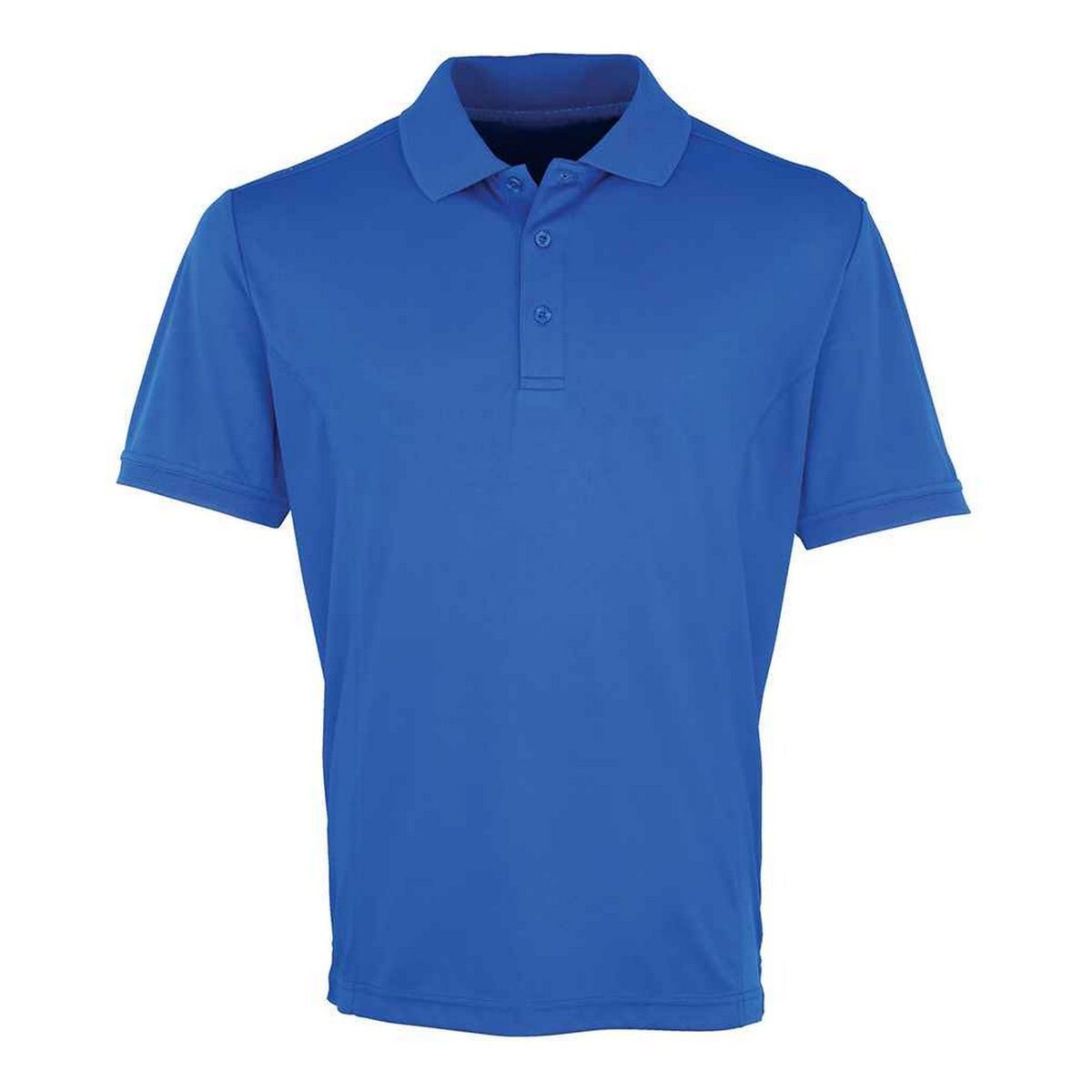 Herren Royalblau Kurzarm Poloshirt