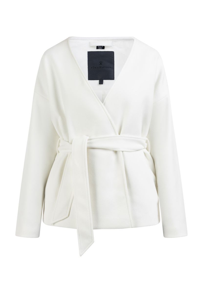 Dreimaster Übergangsjacke aus Wollgemisch Damen Wollweiß
