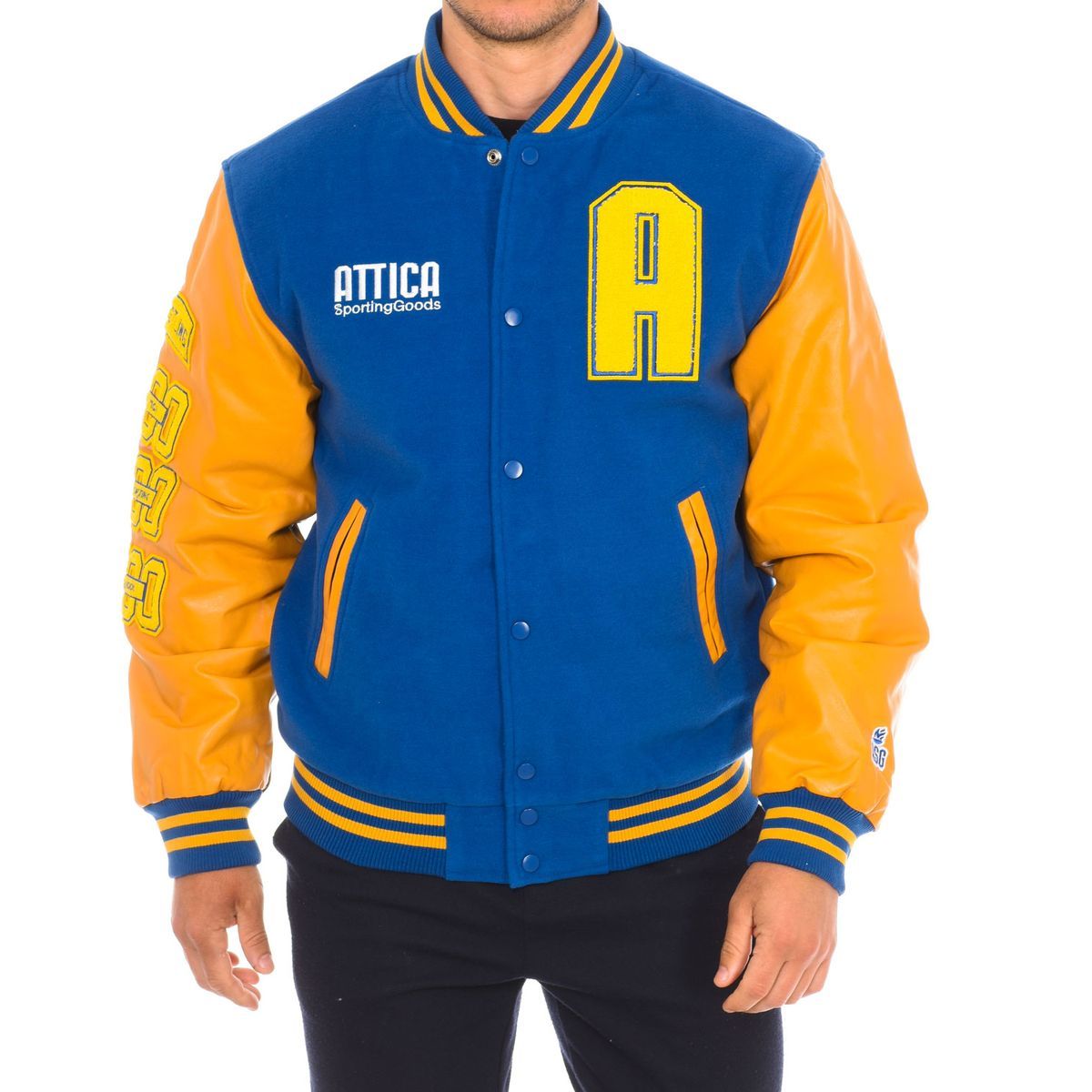 Herren Varsity Jacke mit Buchstaben-Patch