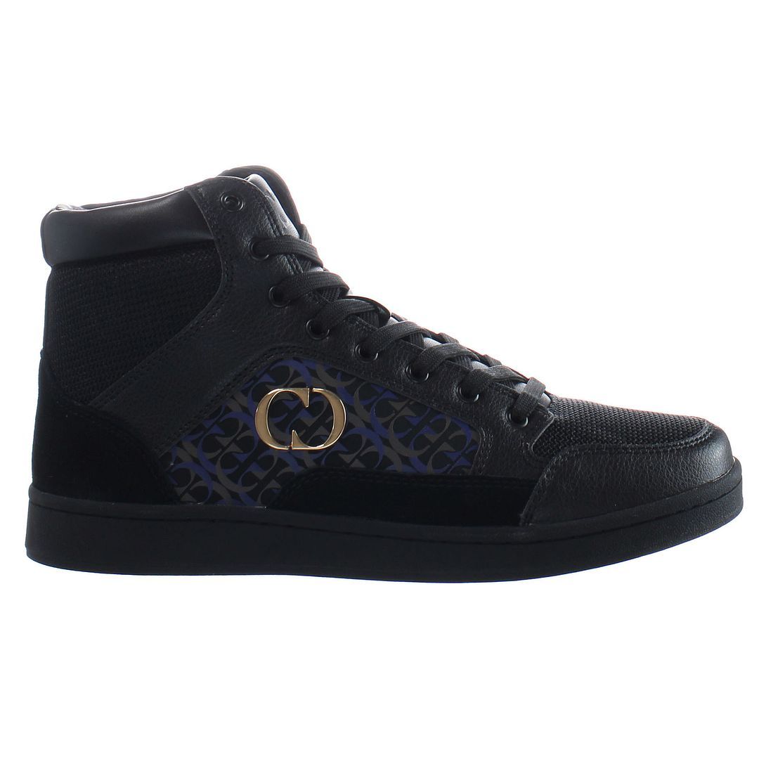 Schwarzer Herren High-Top Sneaker