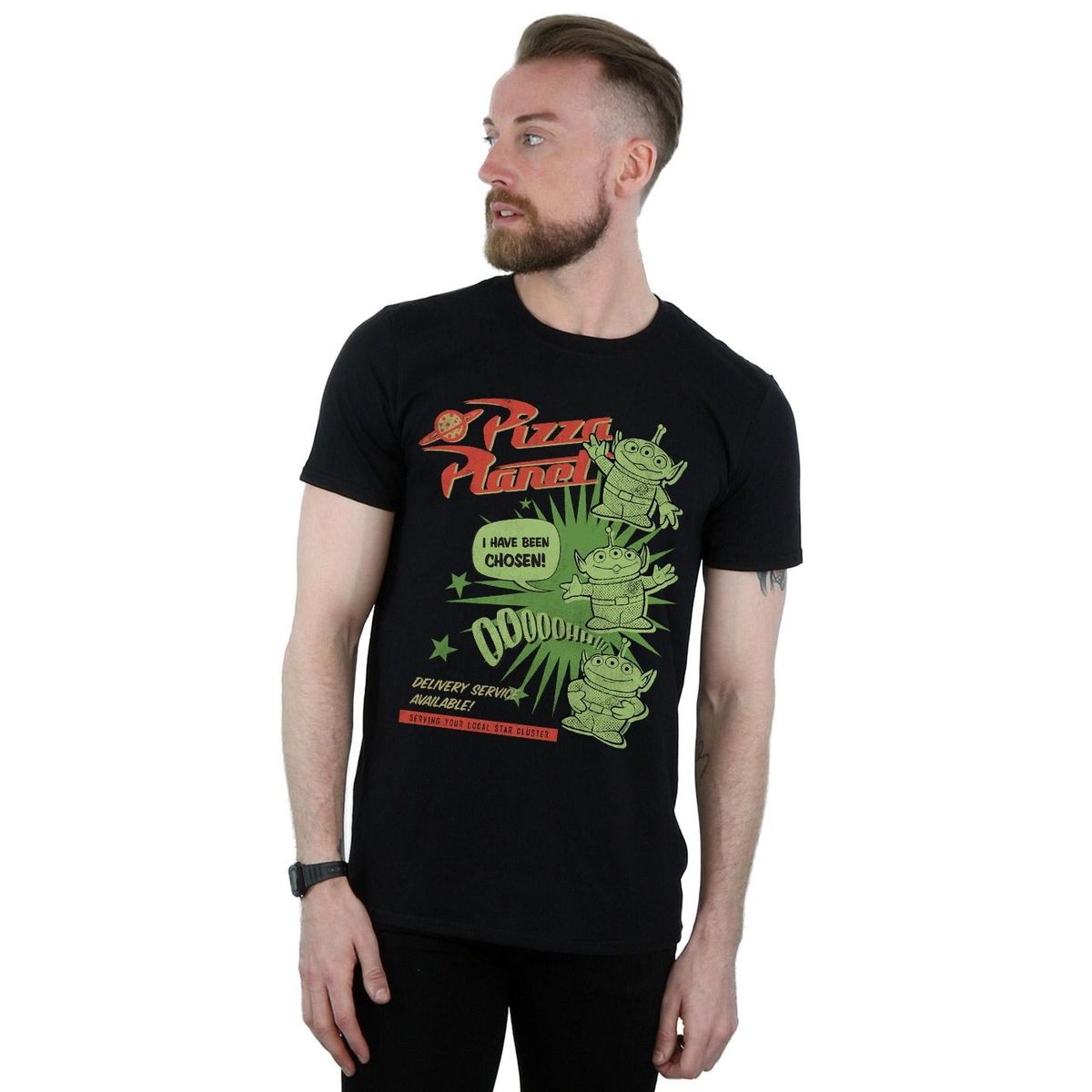Pizza Planet Alien Grafik-T-Shirt