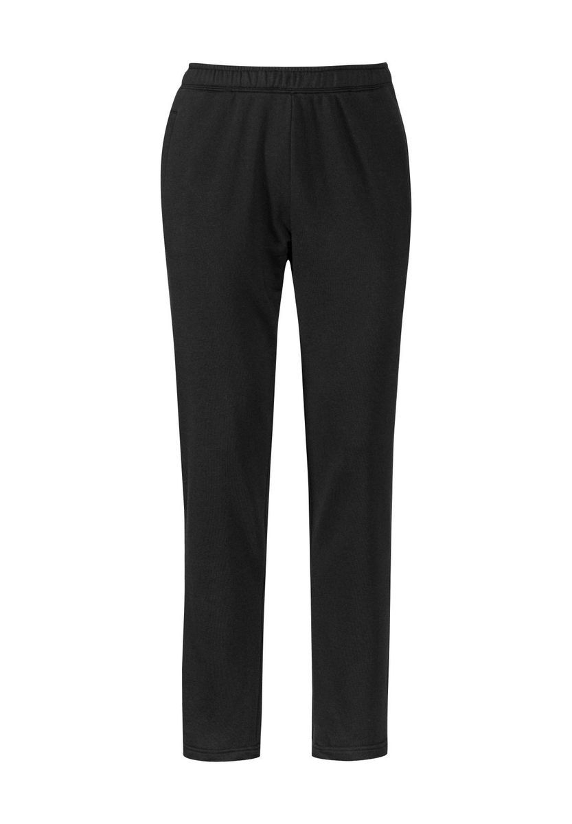 Bequeme schwarze Jogginghose aus Baumwollmischung